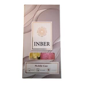 INBER Embroidered Pastel Flower Phone Case – iPhone 11 Compatible – New in Box